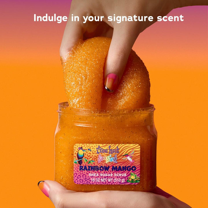 Tree Hut x Lisa Frank Rainbow Mango Shea Sugar Scrub Exfoliating Body Scrub