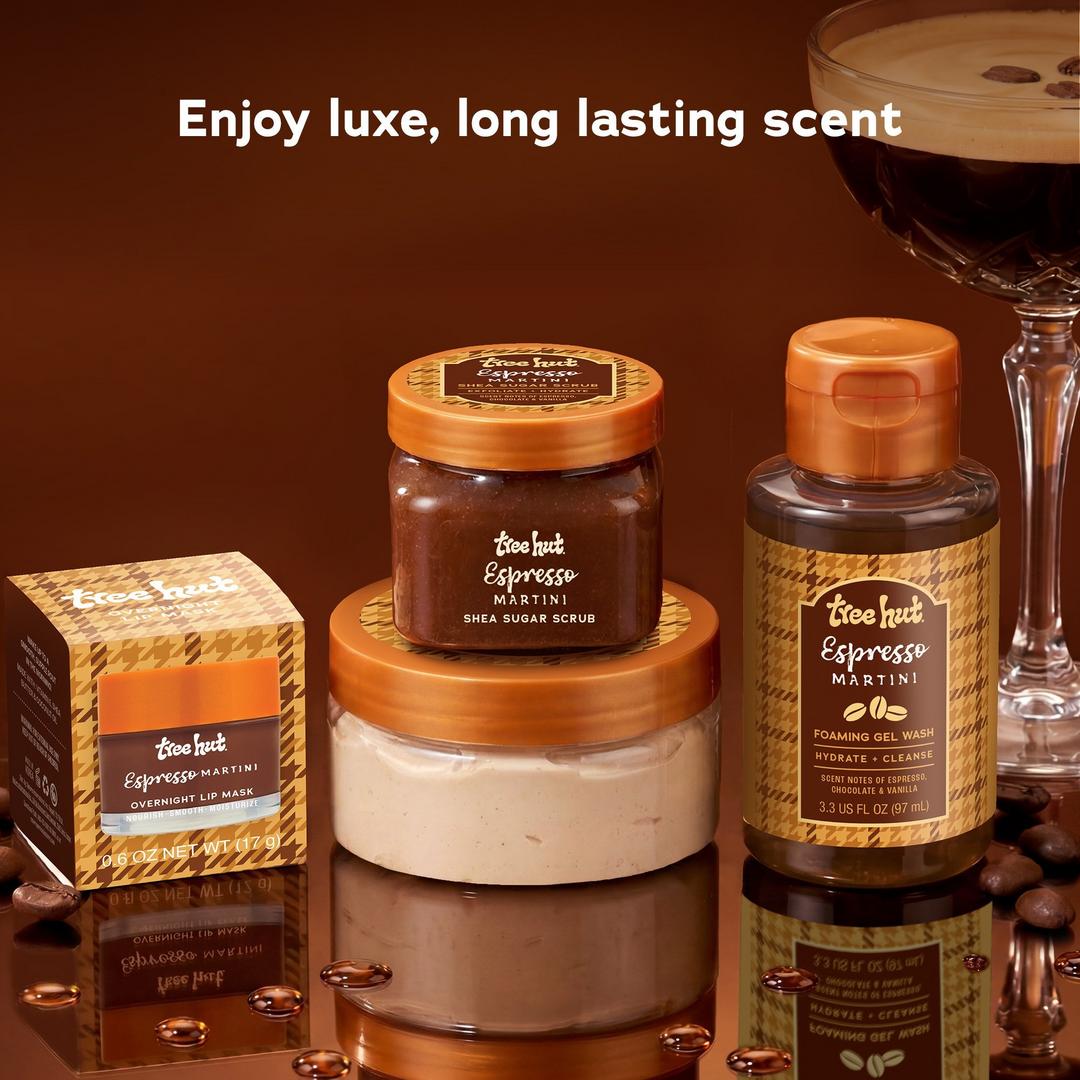 Tree Hut Espresso Martini Whipped and Tipsy 4-Piece Body Care Gift Set