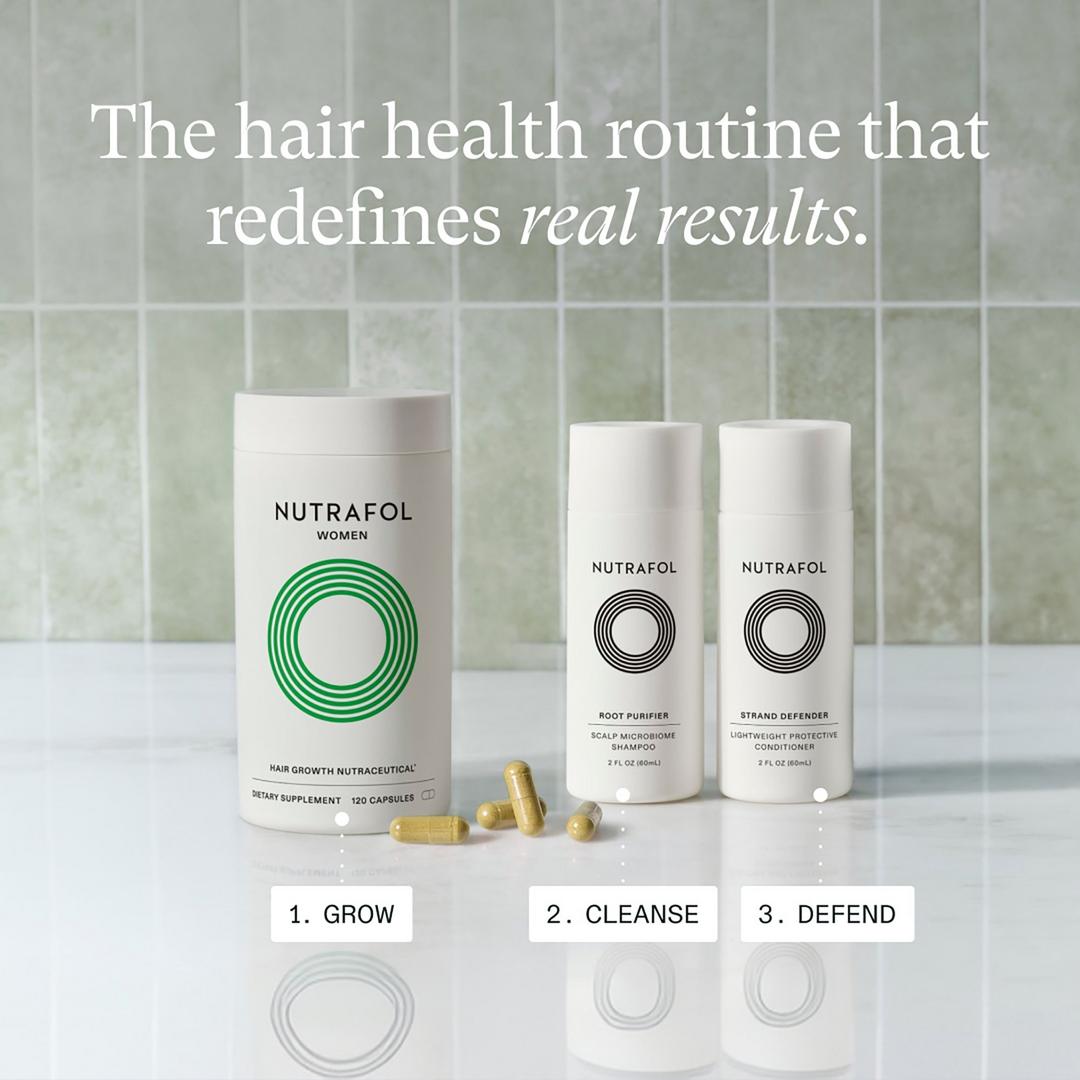 Nutrafol Women Daily Hair Health Routine Set