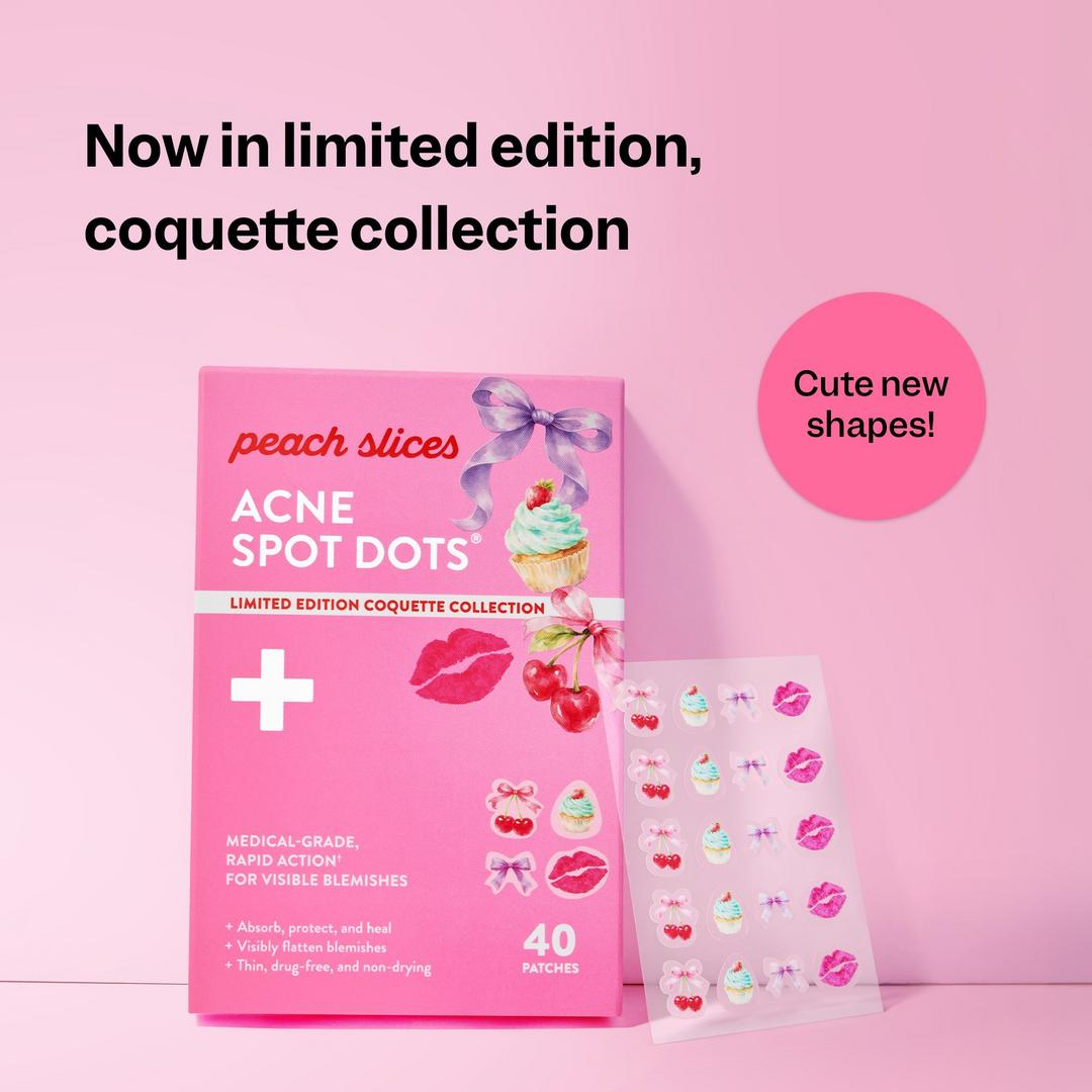 Peach Slices Acne Spot Dots Limited Edition Coquette Collection