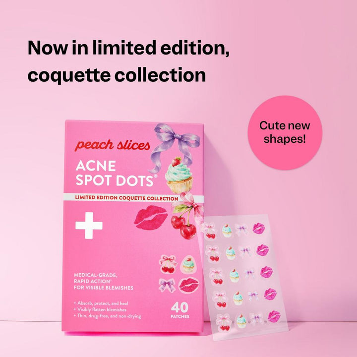 Peach Slices Acne Spot Dots Limited Edition Coquette Collection