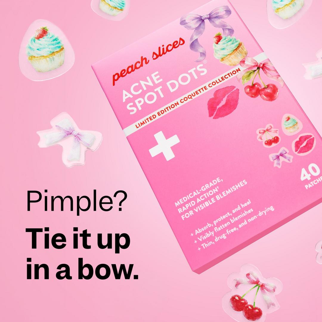 Peach Slices Acne Spot Dots Limited Edition Coquette Collection