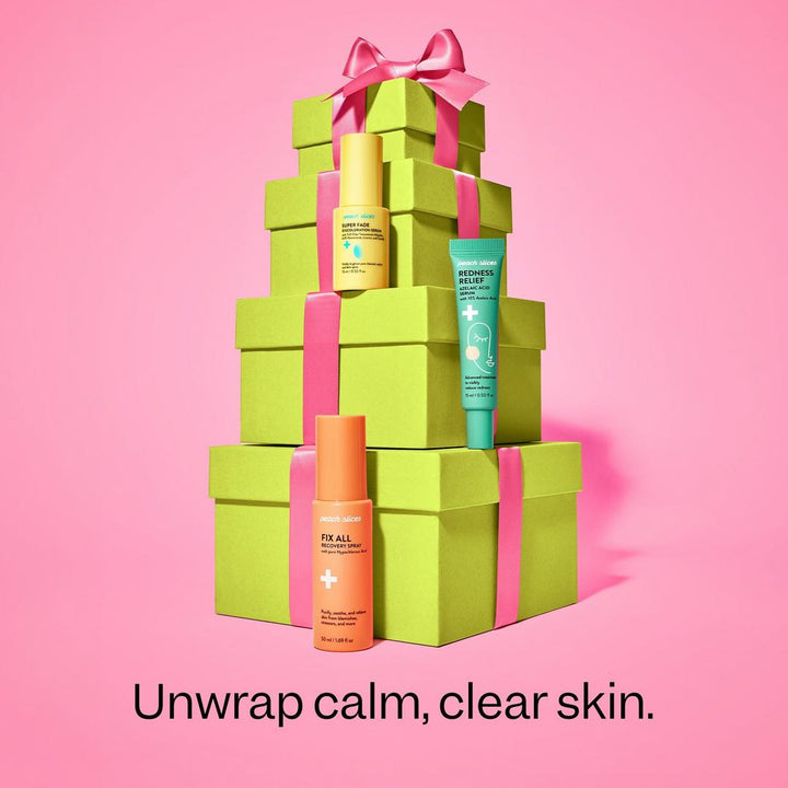 Peach Slices On-The-Glow Treatment Trio 3-Piece Skincare Set