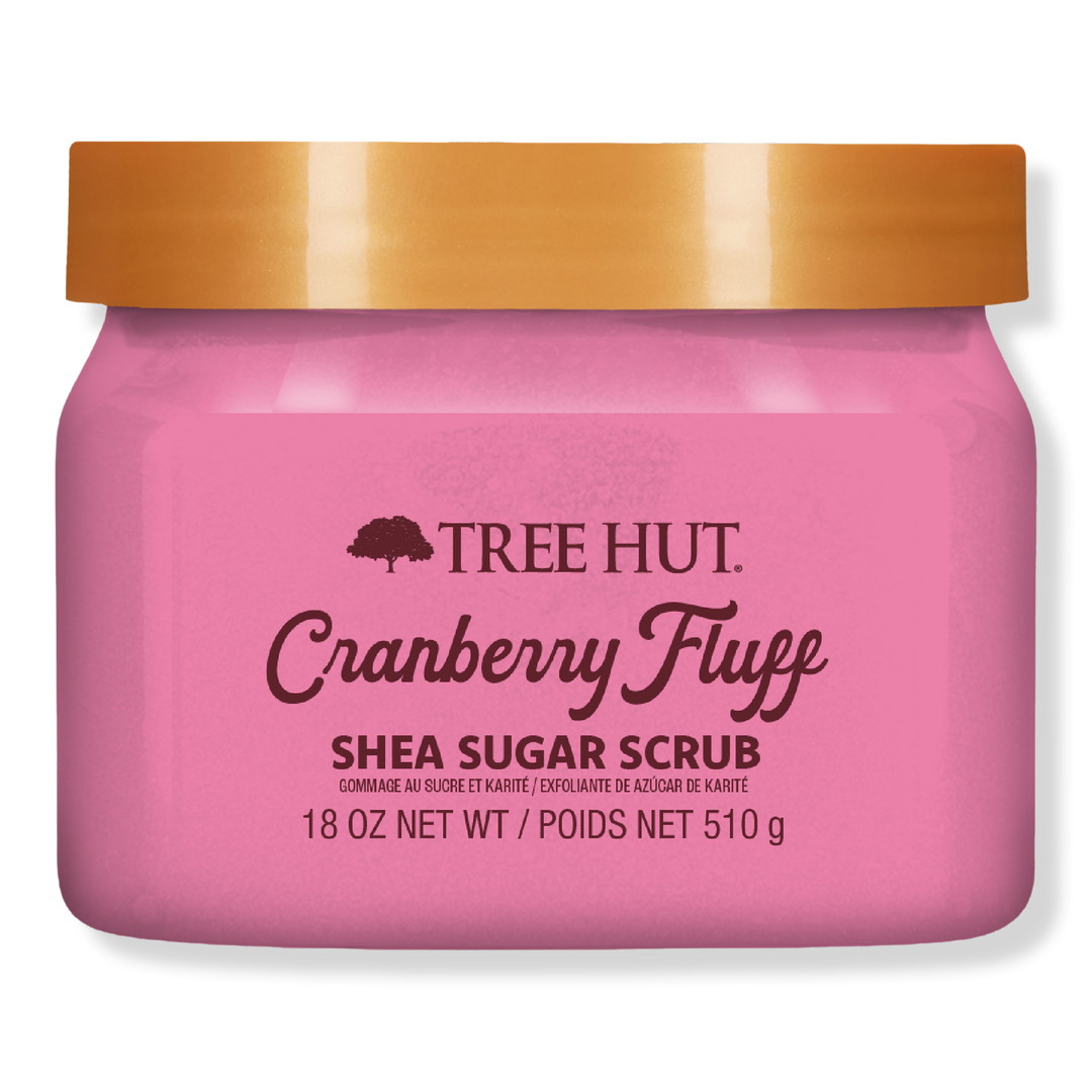 Tree Hut Cranberry Fluff Shea Sugar Scrub Exfoliating Body Scrub