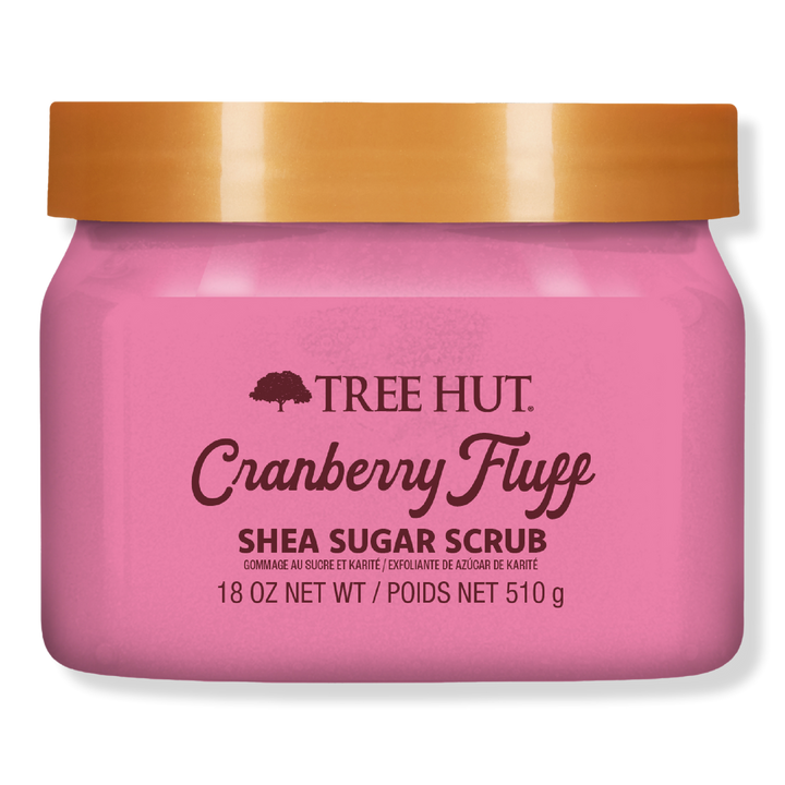 Tree Hut Cranberry Fluff Shea Sugar Scrub Exfoliating Body Scrub