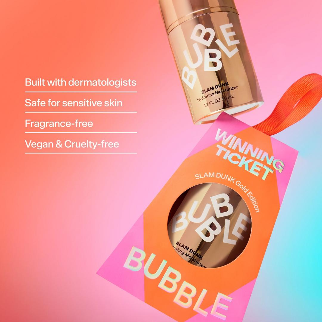 Bubble Winning Ticket Slam Dunk Gold Edition Face Moisturizer