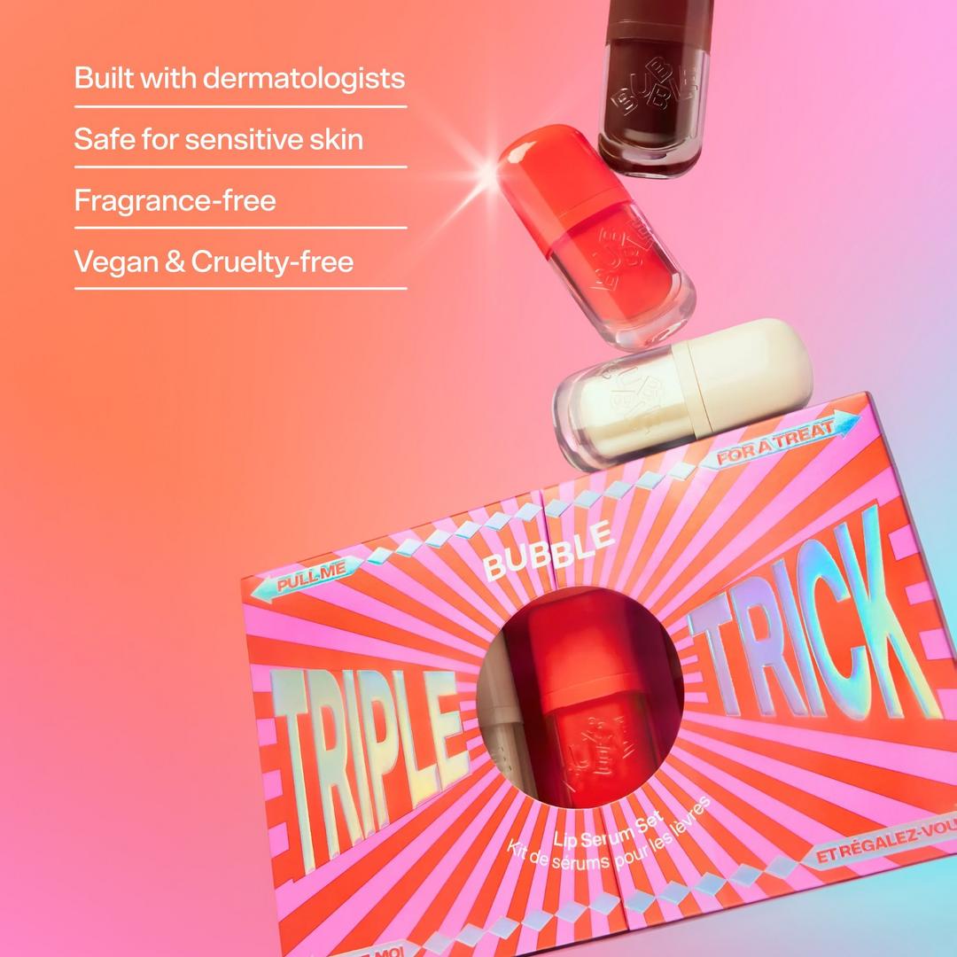 Bubble Triple Trick Hydrating Lip Serum Gift Set