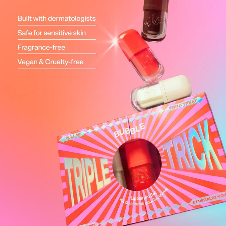 Bubble Triple Trick Hydrating Lip Serum Gift Set