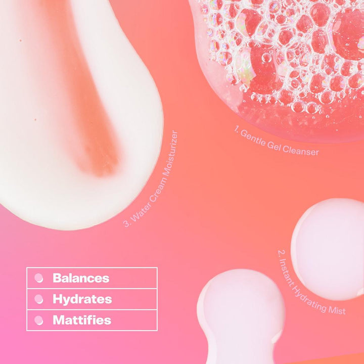 Bubble Show Stopper 3-Step Balancing Skincare Routine Set