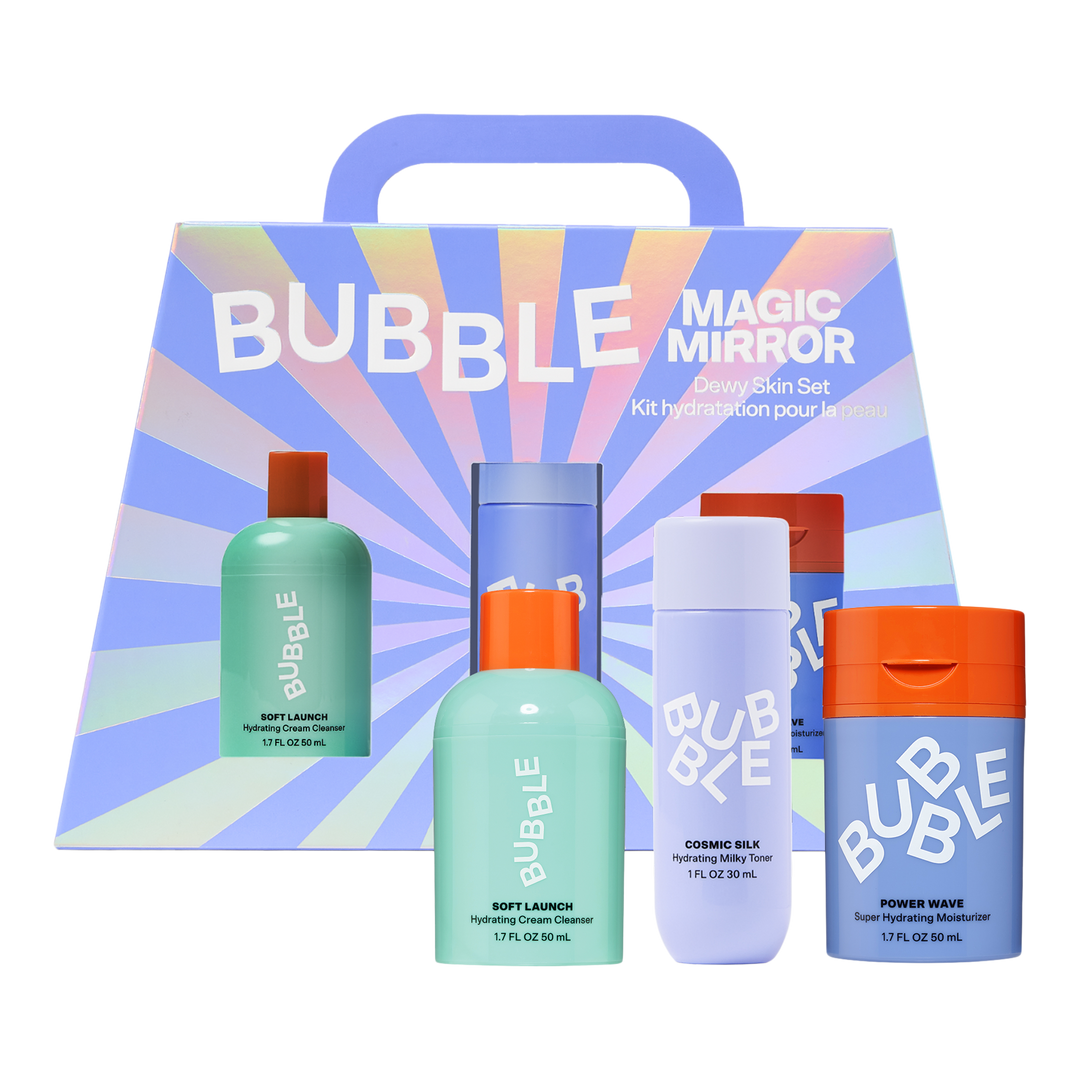 Bubble Magic Mirror Dewy Skin Set for Hydrated Glowing Skin