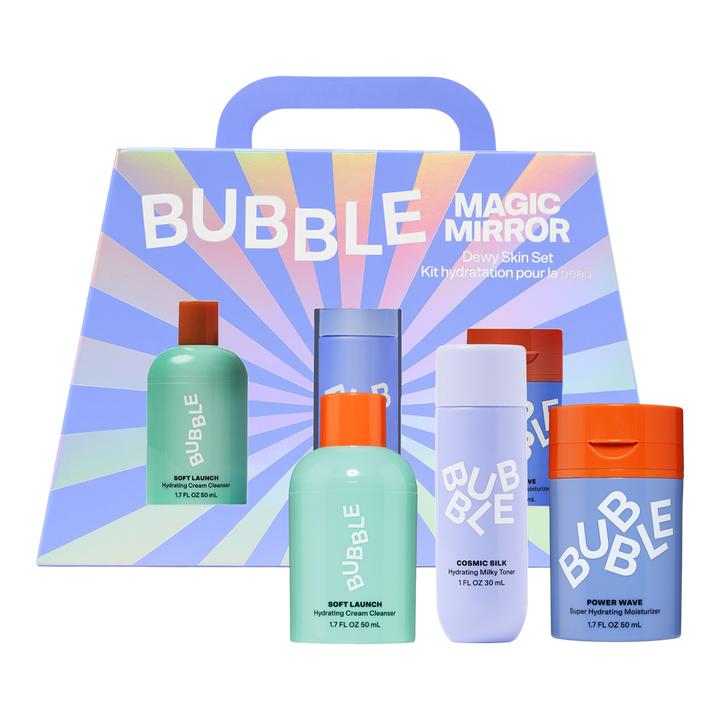 Bubble Magic Mirror Dewy Skin Set for Hydrated Glowing Skin