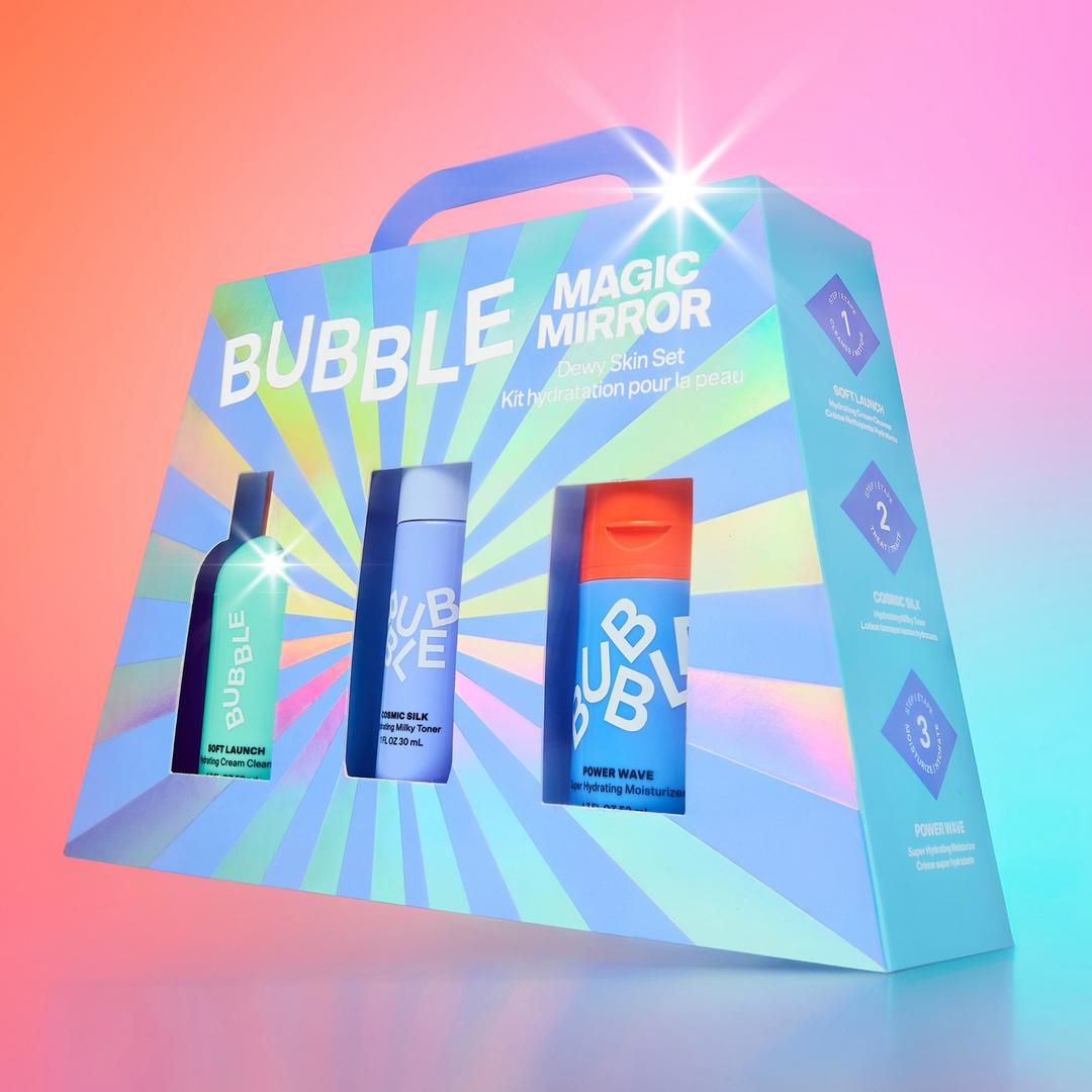 Bubble Magic Mirror Dewy Skin Set for Hydrated Glowing Skin
