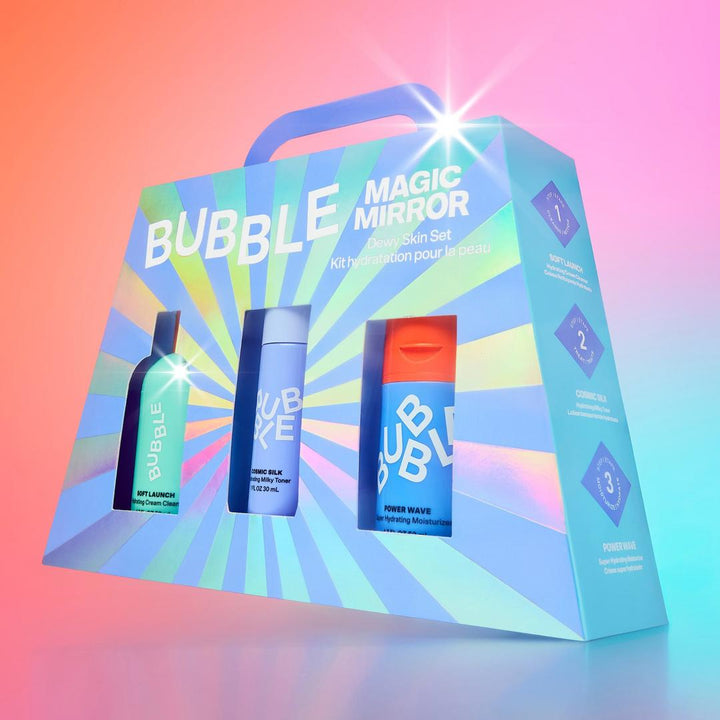 Bubble Magic Mirror Dewy Skin Set for Hydrated Glowing Skin