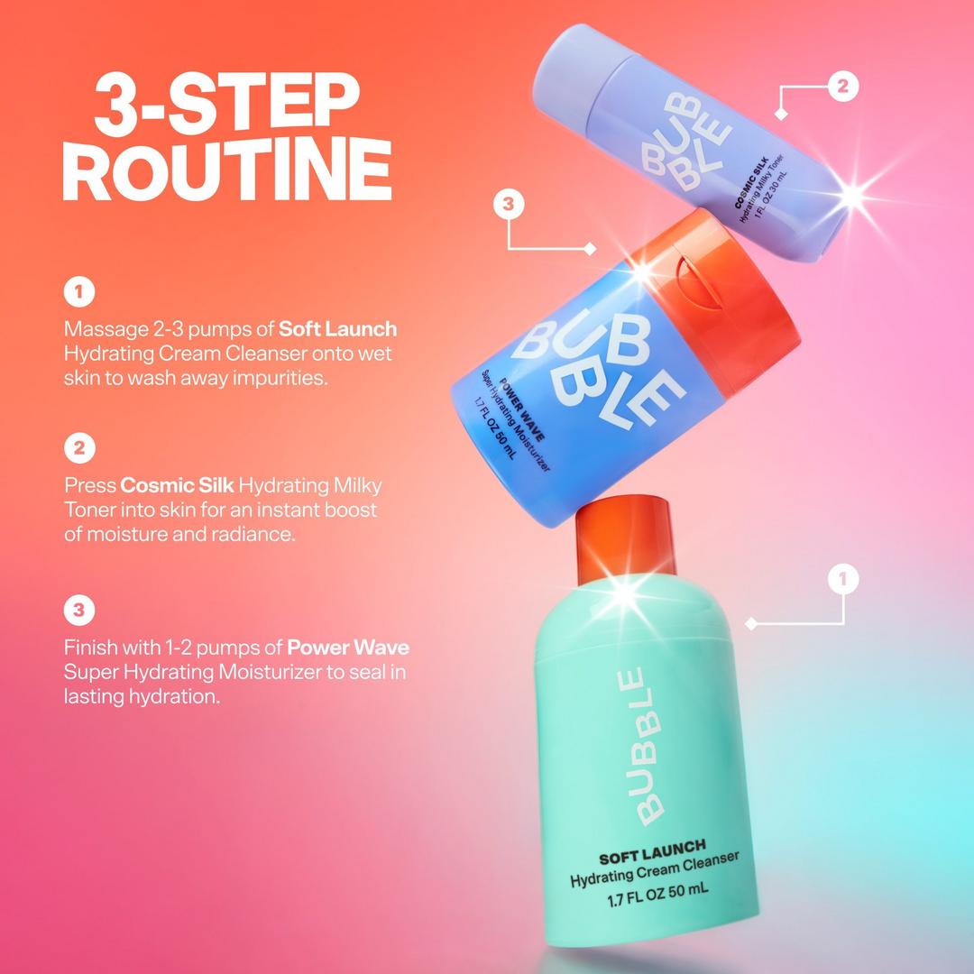 Bubble Magic Mirror Dewy Skin Set for Hydrated Glowing Skin