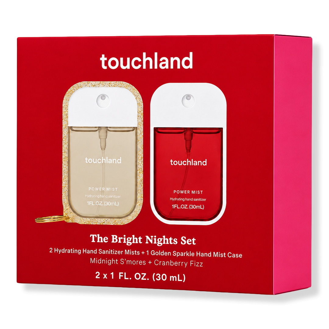 Touchland Special Edition Bright Nights Hand Sanitizer 2-Piece Set + Case