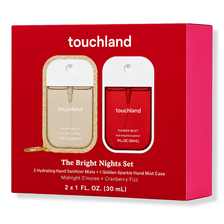Touchland Special Edition Bright Nights Hand Sanitizer 2-Piece Set + Case