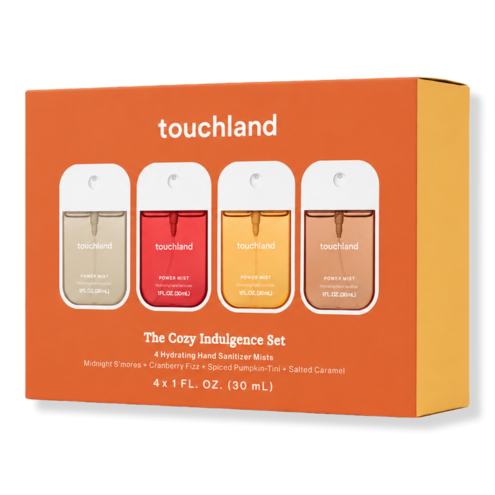 Touchland Special Edition Cozy Indulgence Hand Sanitizer 4-Piece Set