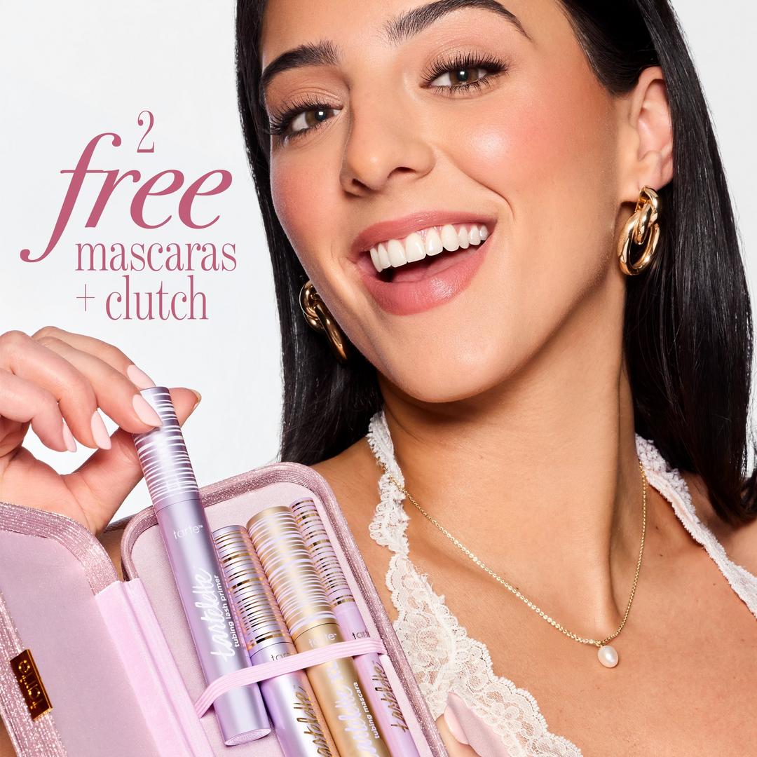 Tarte Eyes On Me Mascara & Liner Clutch Makeup Gift Set