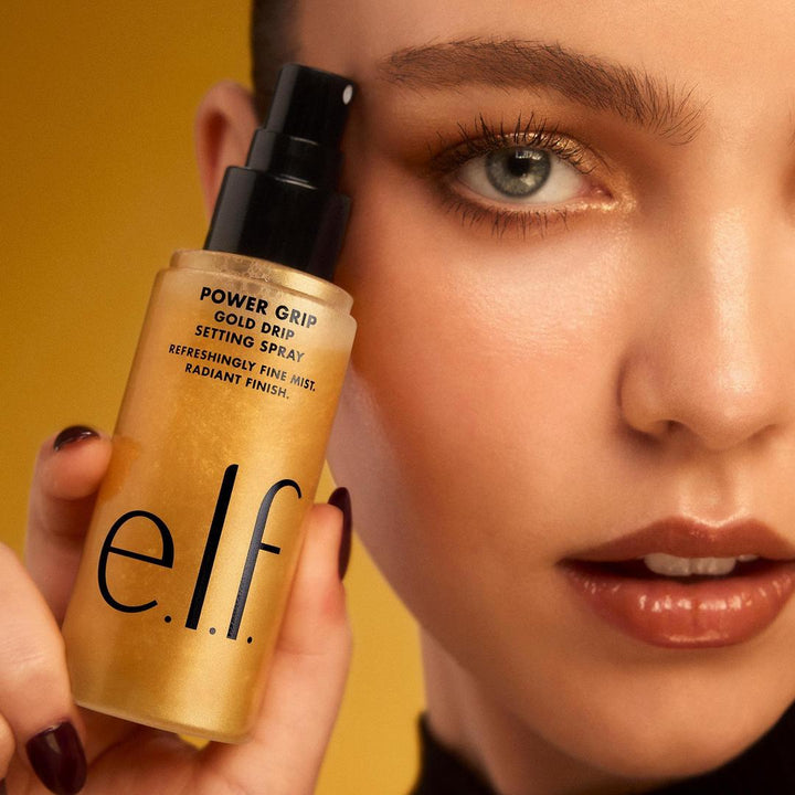 e.l.f. Cosmetics Power Grip Gold Drip Setting Spray