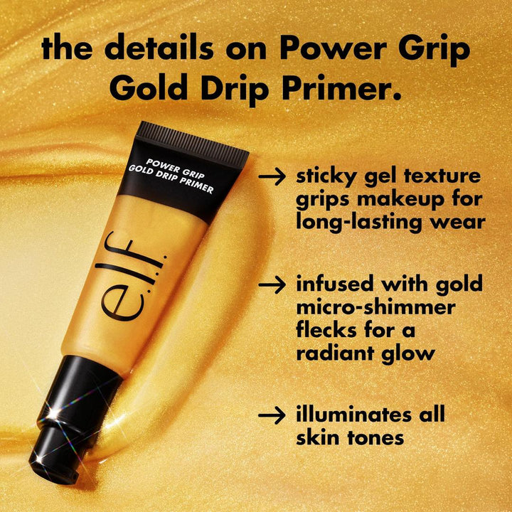 e.l.f. Cosmetics Power Grip Gold Drip Makeup Primer
