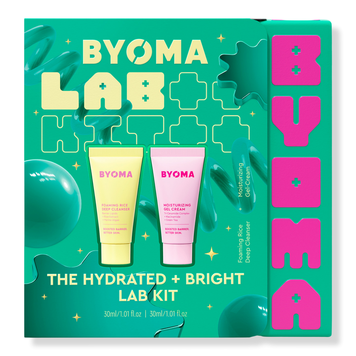 BYOMA Hydrated + Bright Lab Kit Cleanser & Moisturizer Set