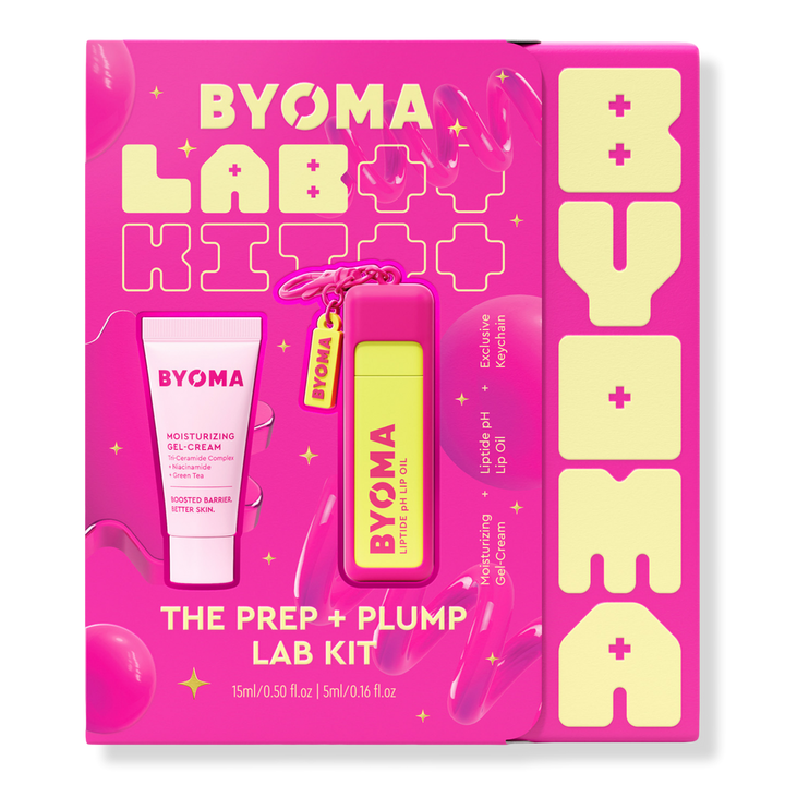BYOMA The Prep + Plump Lab Kit Face & Lip Set