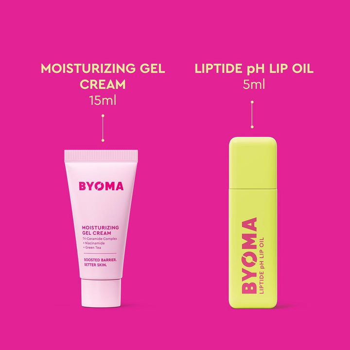 BYOMA The Prep + Plump Lab Kit Face & Lip Set