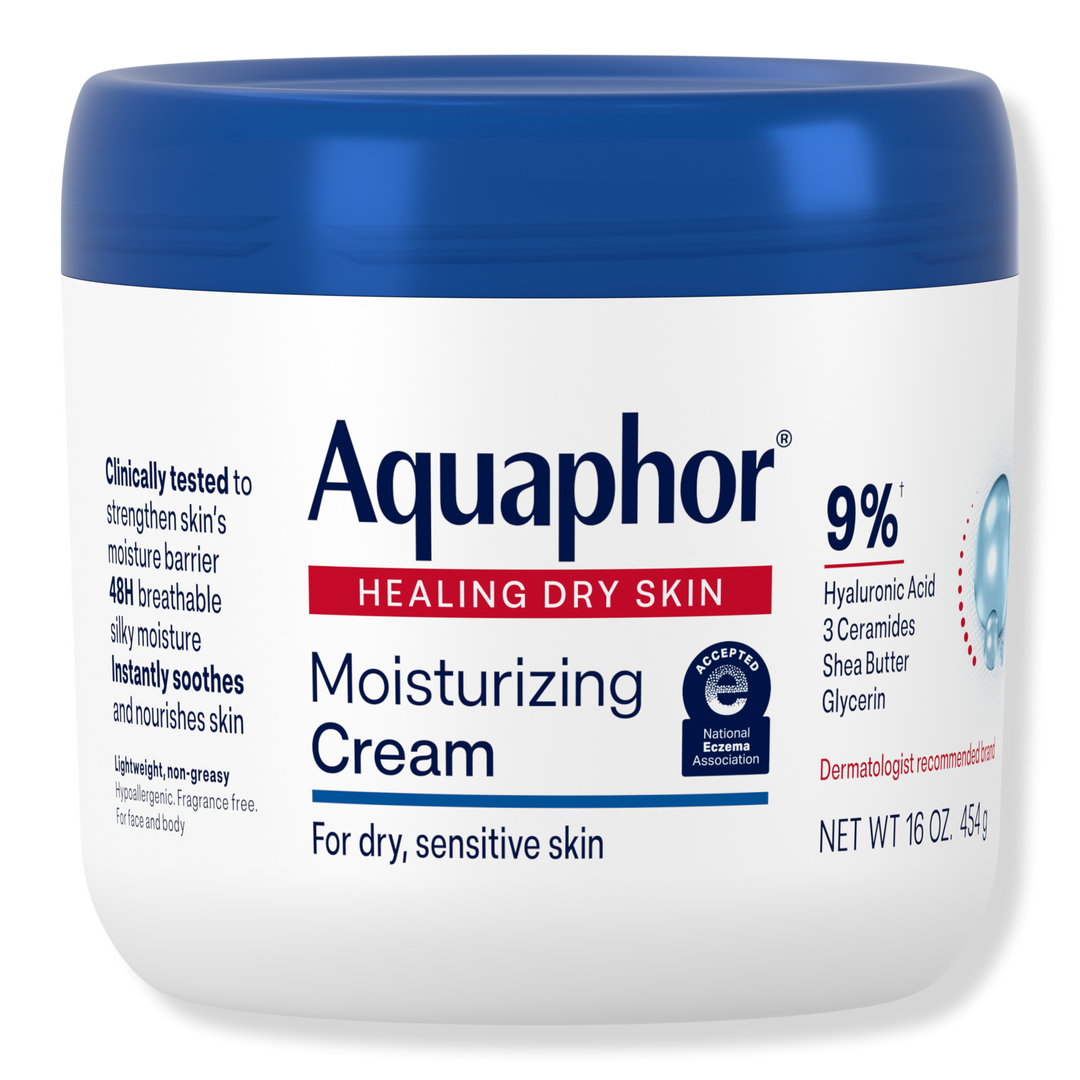 Aquaphor Moisturizing Face & Body Cream for Dry Sensitive Skin