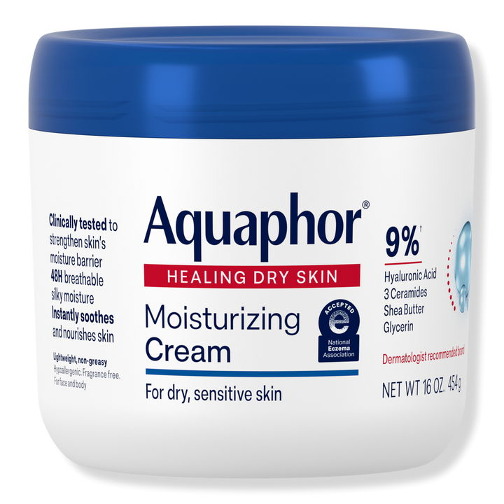 Aquaphor Moisturizing Face & Body Cream for Dry Sensitive Skin