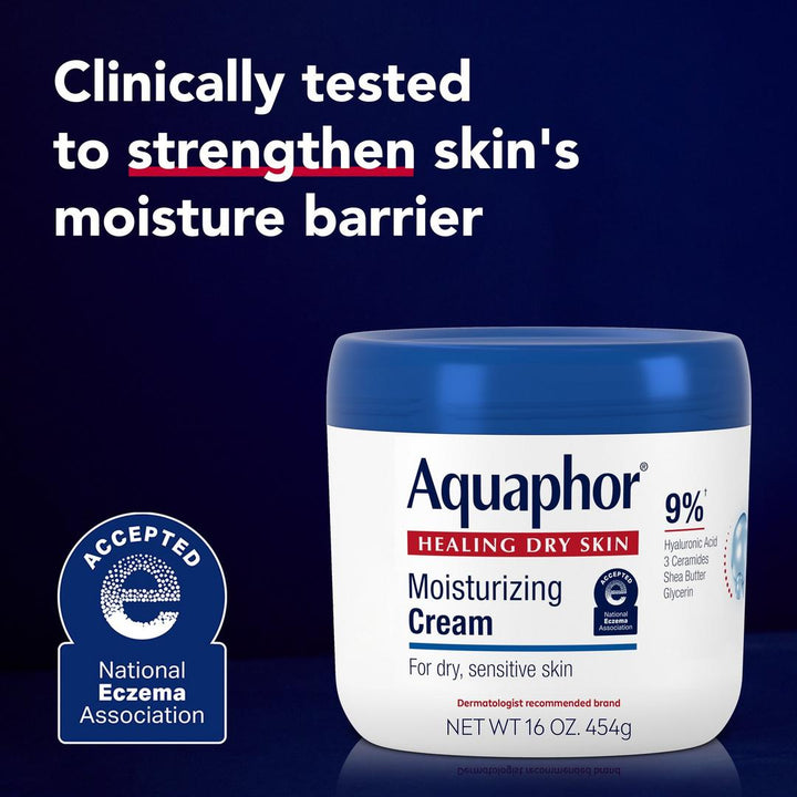 Aquaphor Moisturizing Face & Body Cream for Dry Sensitive Skin