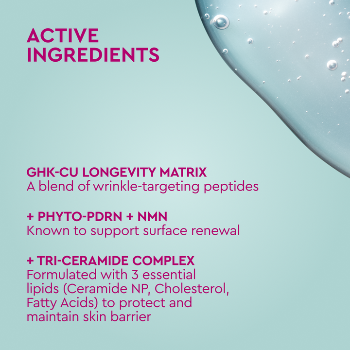 BYOMA Longevit-8 Peptide Serum for Wrinkles & Hydration