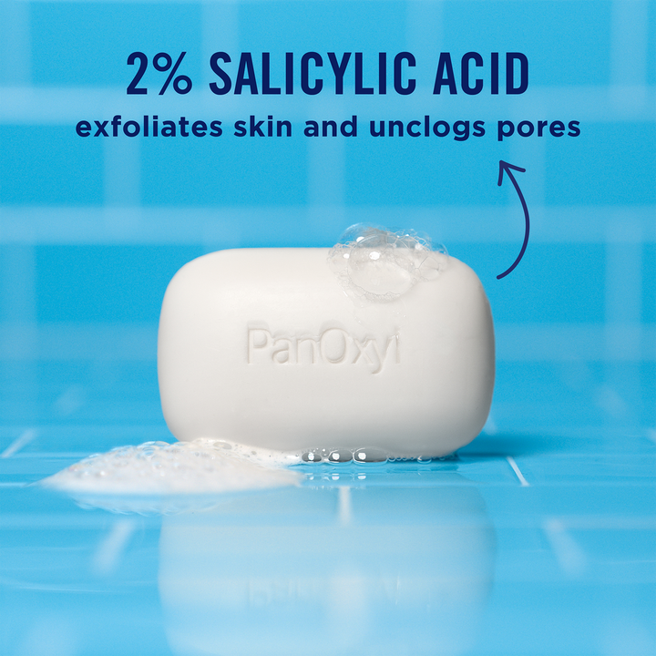 PanOxyl Acne Cleansing Bar 2% Salicylic Acid for Face & Body