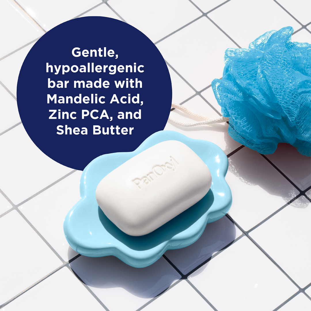 PanOxyl Acne Cleansing Bar 2% Salicylic Acid for Face & Body
