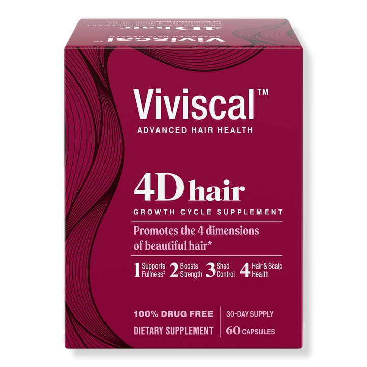 Viviscal 4D Hair Growth Cycle Supplement with Keratin, Biotin & Zinc