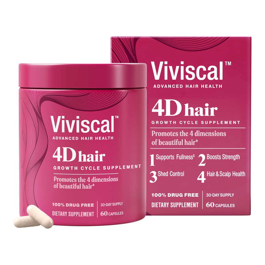 Viviscal 4D Hair Growth Cycle Supplement with Keratin, Biotin & Zinc