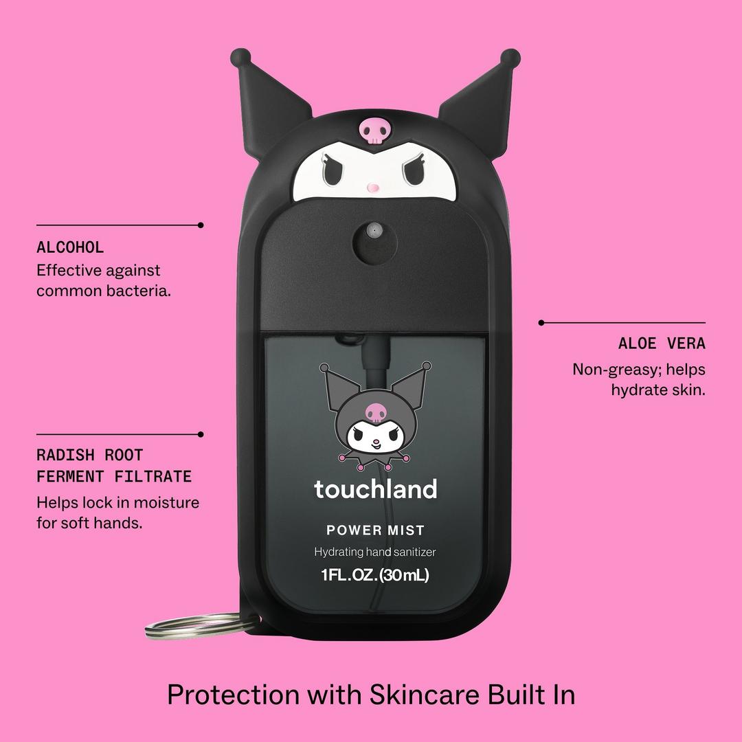 Touchland x Kuromi Cotton Candy Hand Sanitizer 2-Piece Set