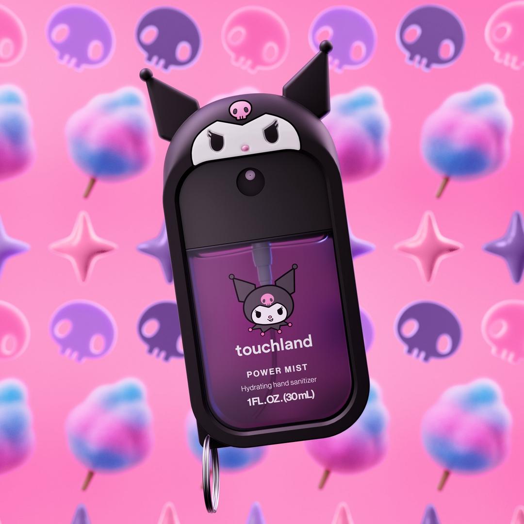Touchland x Kuromi Cotton Candy Hand Sanitizer 2-Piece Set