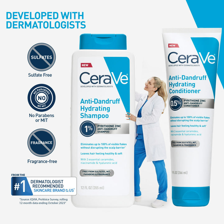 CeraVe - Hydraterende anti-roosconditioner - 266 ml
