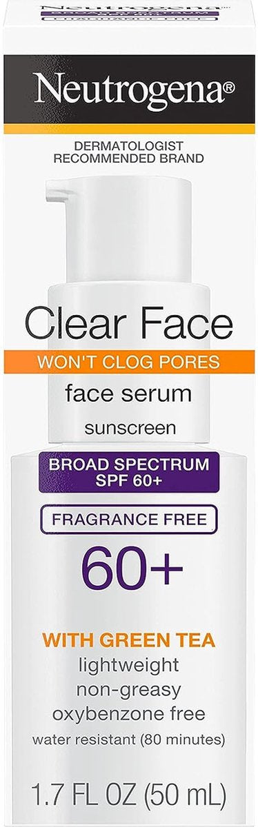 Neutrogena Clear Face Serum zonnebrandcrème - spf60+