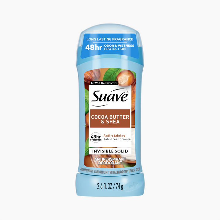 Suave -  Invisible Solid Antiperspirant Deodorant - Cocoa Shea Butter - 74g