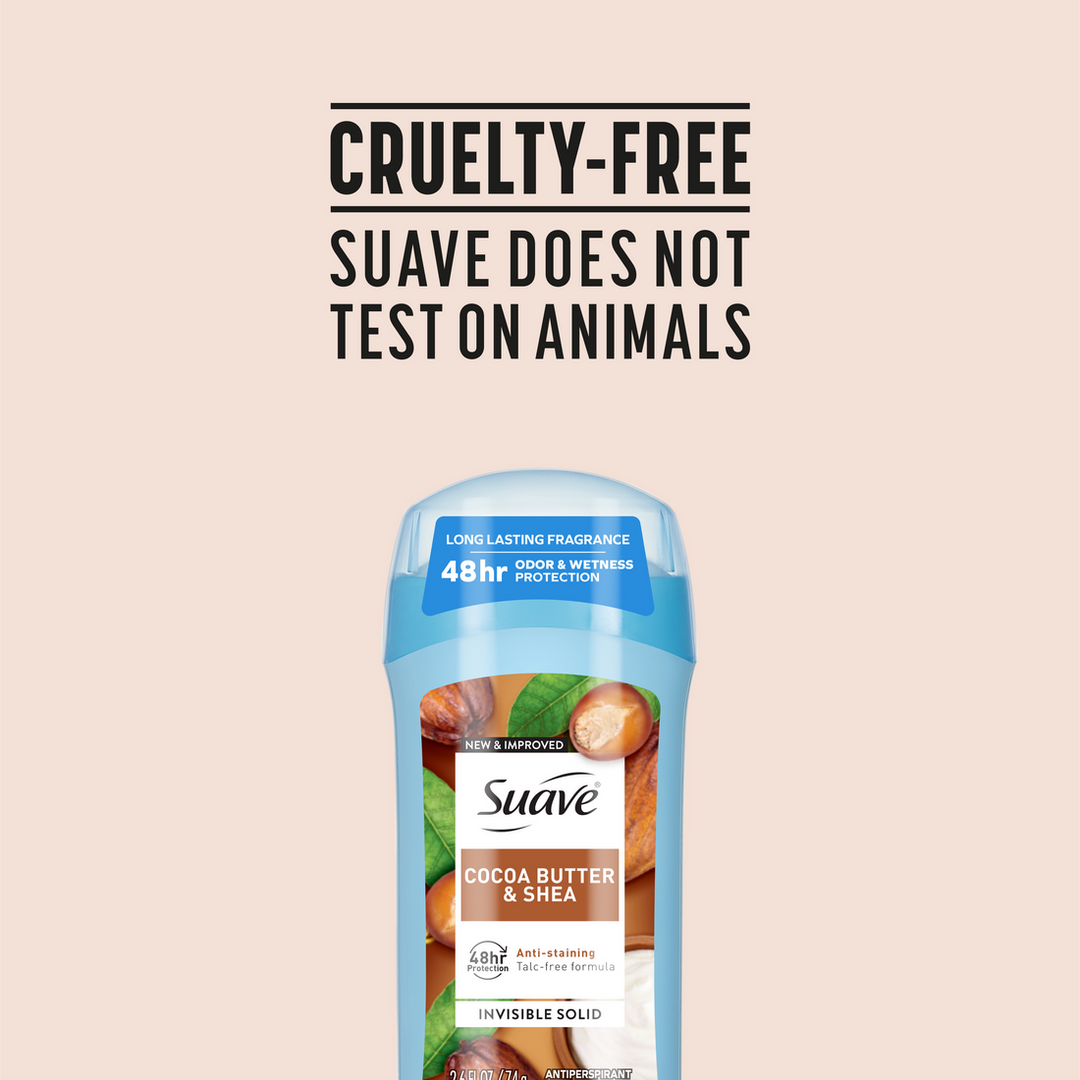 Suave -  Invisible Solid Antiperspirant Deodorant - Cocoa Shea Butter - 74g