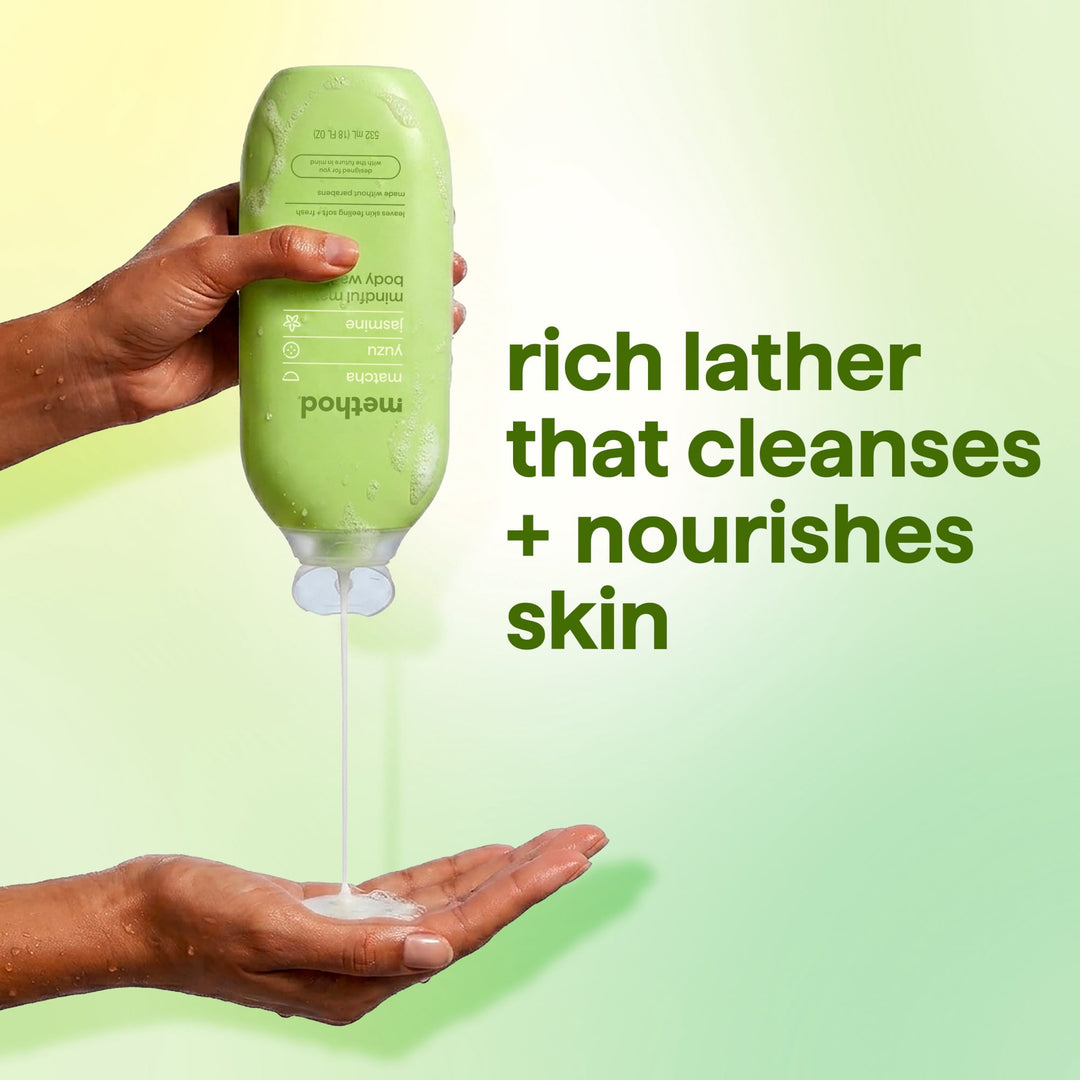 Method Mindful Matcha Body Wash with Plant-Based Cleansers