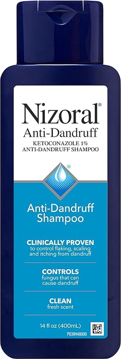 Nizoral - Anti Dandruff Shampoo with 1% Ketoconazole - Clean Fresh Scent - 400 ml