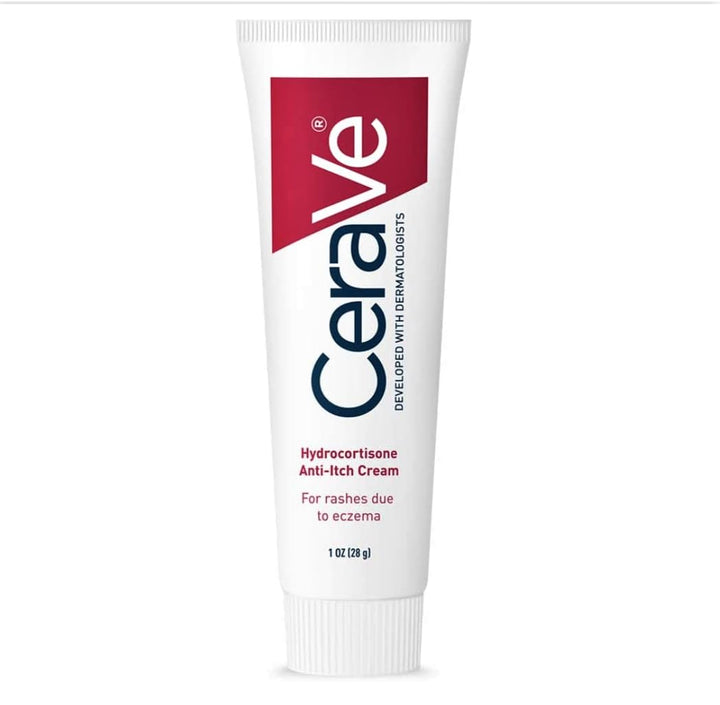 CeraVe Hydrocortison crème 1% - Eczeembehandeling en droge huid jeukverlichtende crème - 28g