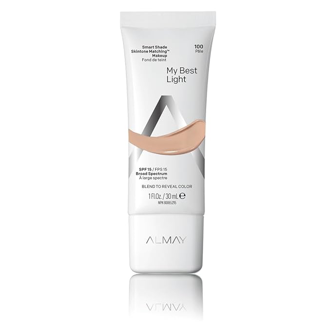 Almay  - Skintone Matching Foundation SPF 15 - Oil-Free & Hypoallergenic - 30ml