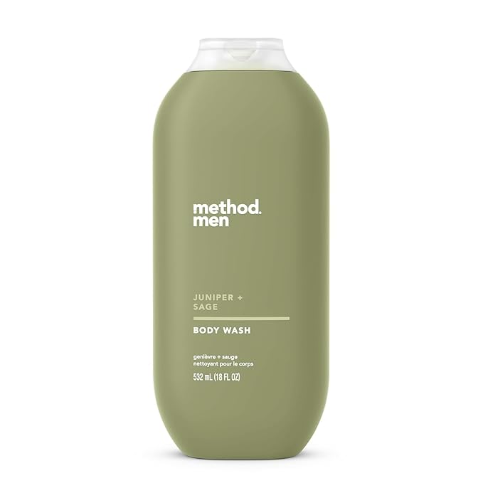 Méthode - Gel douche pour homme, genévrier et sauge - 532 ml