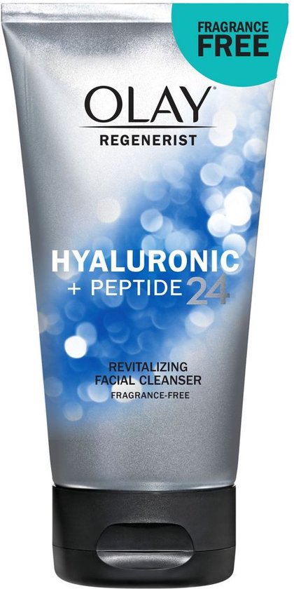 Olay - Regenerist Hyaluronic + Peptide 24 Gezichtsreiniger - Parfumvrij - 150ml