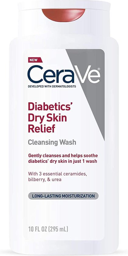 CeraVe Body Wash voor de droge huid van Diabetes - 296ml