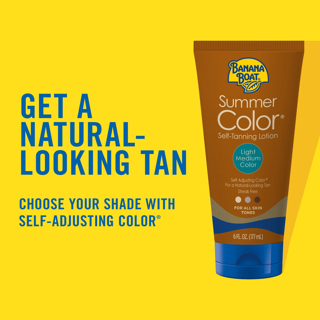 Banana Boat - Summer Color Zelfbruinende Lichte/Medium Lotion -177ml