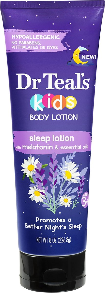 Dr Teal's - Kids Sleep Body Lotion - Melatonin & Essential Oil Blend - 226.8g
